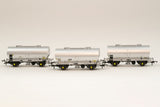 Accurascale 1069-PCV-L OO Gauge APCM Cemflo/PCV Powder Wagon Triple Pack L