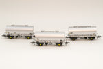 Accurascale 1070-PCV-M OO Gauge APCM Cemflo/PCV Powder Wagon Triple Pack M