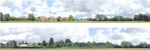 ID Backscenes 107C OO Gauge STANDARD 9" Into the Town (C) Backscene (2x 5')
