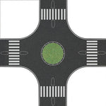 Busch 1102 N Gauge Roundabout 160mm x 160mm