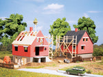 Auhagen 12215 HO/OO Gauge 2 Houses Under Construction Plastic Kit