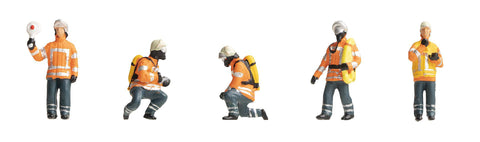 Faller 151679 HO/OO Gauge Fire Fighters Figure Set