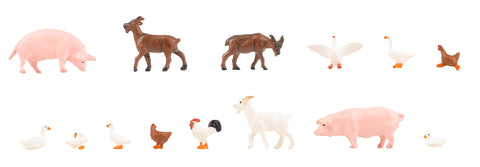 Faller 151920 HO/OO Gauge Small Livestock Figure Set