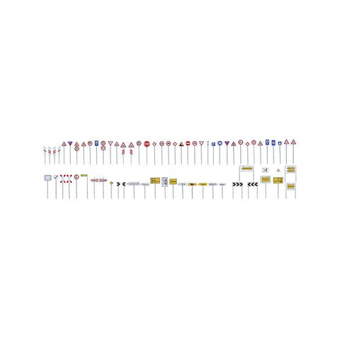 Faller 180534 HO/OO Gauge Set of Road Traffic Signs