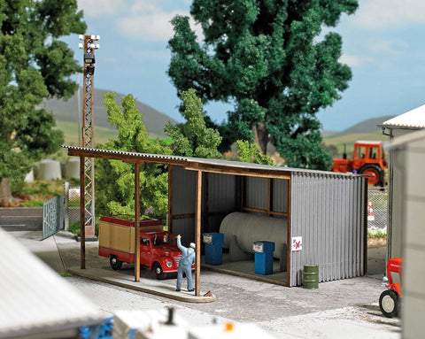 Busch 1912 HO/OO Gauge LPG Gas Station Kit