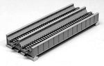 Kato 20-457 N Gauge Unitrack (WS186T) Dual Straight Plate Girder Bridge Grey 186mm