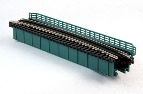 Kato 20-471 N Gauge Unitrack (R481-15T) Curved Girder Bridge Green 15 Degree