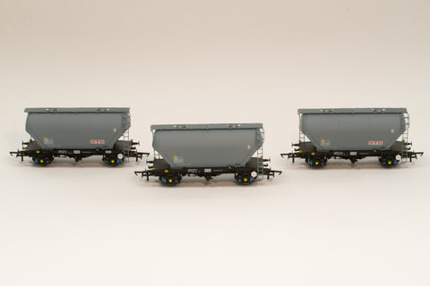 Accurascale 2023STS-D OO Gauge STS PCA Cement Wagon Triple Pack D