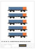 Accurascale 2101BSC OO Gauge PTA/JUA Bogie Tippler Pack - British Steel (Inner)
