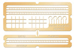 Ratio 218 N Gauge Etched Brass Signal Laddering Kit