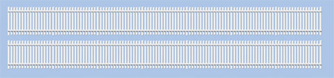 Ratio 244 N Gauge GWR White Trackside Fencing Kit