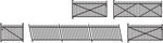 Ratio 246 N Gauge Spear Fencing Ramps & Gates Kit
