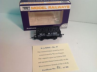 Dapol/Wessex Wagons OO Gauge 5 Plank Open W.J. King Bishops Lydeard