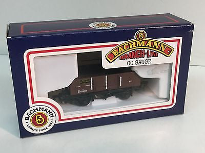 Bachmann 33-227 OO Gauge 12t Shock Absorbing Wagon Hybar BR (W) Brown