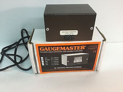 Gaugemaster Model M1DC Cased Transformer 12v DC