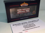 Bachmann/Buffers 37-100G OO Gauge 7 Plank Wagon Bassil King & Co, Bournemouth