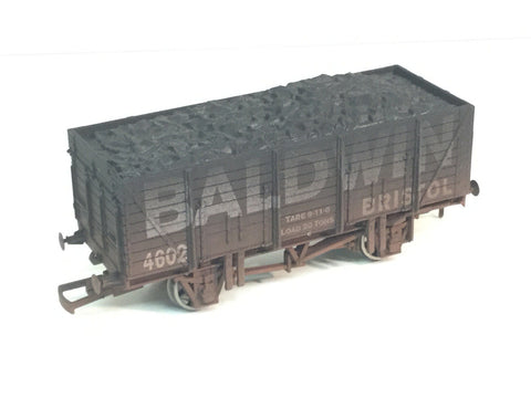 Dapol B864 OO Gauge 20t 9 Plank Mineral Wagon 'Baldwin, Bristol'