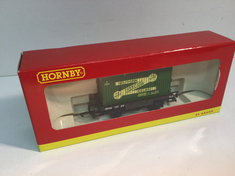 Hornby R6182A OO Gauge SR Conflat & Container 39149