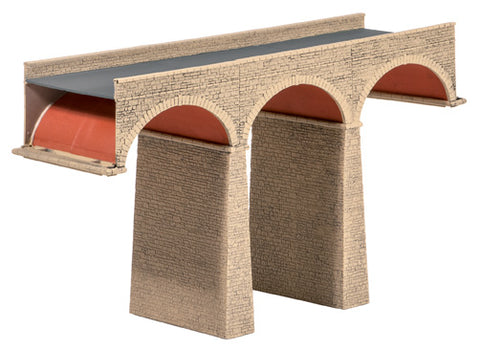 Ratio 251 N Gauge Three-Arch Viaduct Kit