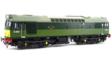 Heljan 2530 OO Gauge Class 25/3 D7647 BR Green Small Yellow Panels