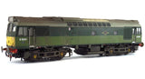 Heljan 2531 OO Gauge Class 25/3 D5244 BR Green Small Yellow Panels Weathered