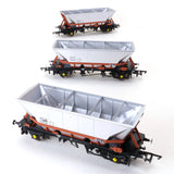 Accurascale 2556HAA-FM2 OO Gauge HAA HOP AB - Freight Brown - Pack 2