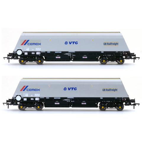 Accurascale 2641CEM2 OO Gauge Cutdown HYA Pack - GBRf/Cemex w/Touax logos (Pack 1)