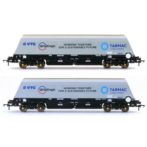 Accurascale 2644TAR2 OO Gauge Cutdown HYA Pack - w/GBRf/Tarmac w/VTG logos (Pack 2)
