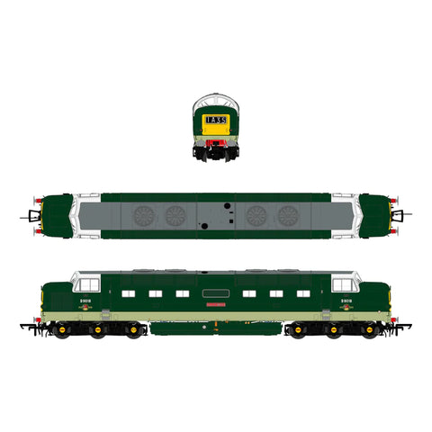 Accurascale 2794 OO Gauge Class 55 Deltic D9018 - BR Green - DCC Sound