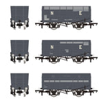 Accurascale 2829 OO Gauge DGM 12 Hopper - BR Grey - Triple Pack