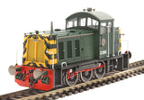 Heljan 2937 OO Gauge Class 07 D2998 BR Green w/Wasp Stripes