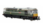 Dapol 2D-001-006D N Gauge Class 33 008 'Eastleigh' BR Green Yellow Front (DCC-Fitted)
