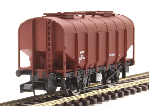 Dapol 2F-036-049 N Gauge Bulk Grain Hopper LMS Bauxite 701366