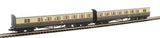Dapol 2P-003-012 N Gauge B Set Coach Pack GWR Twin Cities Choc/Cream 6445/6446
