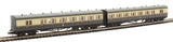 Dapol 2P-003-014 N Gauge B Set Coach Pack Great Western Choc/Cream 6413/6414