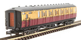 Dapol 2P-011-254 N Gauge Gresley Coach BR Carmine/Cream Brake Composite E10001E