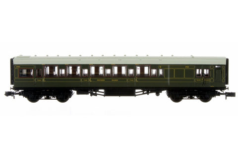 Dapol 2P-014-020 N Gauge SR Maunsell High Window Coach BTK Lined Olive Green 3730