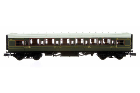 Dapol 2P-014-040 N Gauge SR Maunsell High Window Coach CK Lined Olive Green 5635