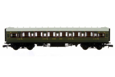 Dapol 2P-014-060 N Gauge SR Maunsell High Window Coach FK Lined Olive Green 7228