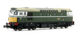 Dapol 2D-013-003D N Gauge Class 27 D5415 BR Green Small Yellow Panels (DCC-Fitted)