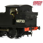 Bachmann 31-061SF OO Gauge LNER J72 Tank 68733 BR Black (Early Emblem)