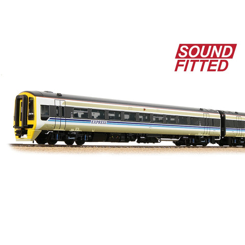 Bachmann 31-496SF OO Gauge Class 158 2-Car DMU 158761 BR Provincial (Express)