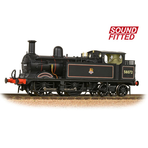 Bachmann 31-742SF OO Gauge MR 1532 (1P) Tank 58072 BR Lined Black (Early Emblem) - DCC SOUND
