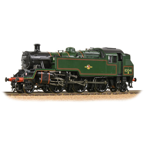 Bachmann 31-976B OO Gauge BR Standard 3MT Tank 82041 BR Lined Green (Late Crest)