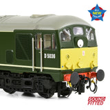 Bachmann 32-415SF OO Gauge Class 24/0 D5036 Disc H/C BR Green (SYP) SOUND FITTED