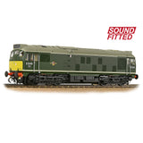 Bachmann 32-441SF OO Gauge Class 24/1 D5149 BR Green (SYP) DCC SOUND