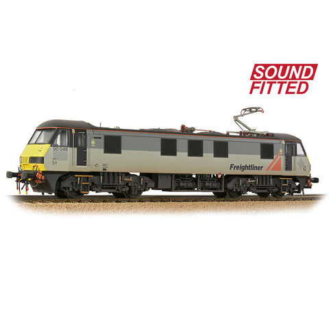 Bachmann 32-620SF OO Gauge Class 90 90048 Freightliner Grey [W] DCC SOUND