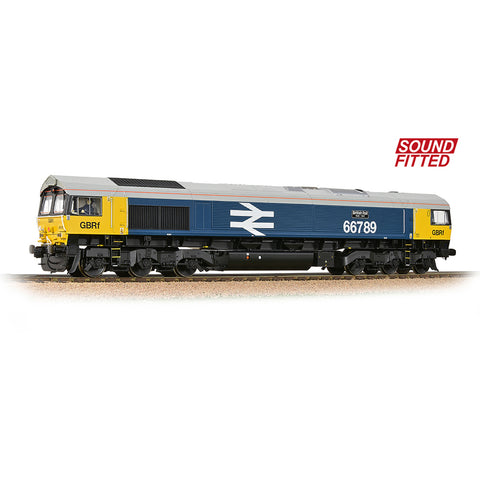 Bachmann 32-740SF OO Gauge Class 66/7 66789 'British Rail 1948-1997' GBRf BR Blue