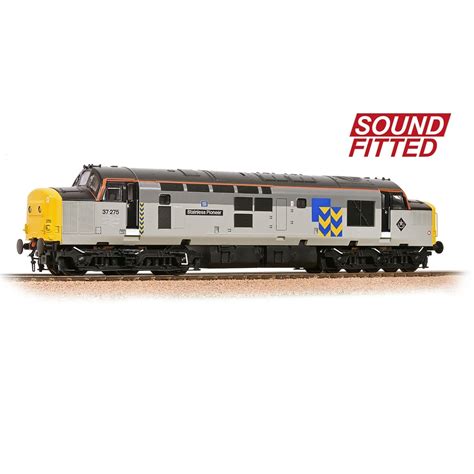 Bachmann 32-778RJSF OO Gauge Class 37/0 37275 Stainless Pioneer Metals DCC SOUND