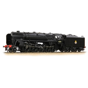 Bachmann 32-852B OO Gauge BR Standard 9F with BR1F Tender 92010 BR Black (Early Emblem)